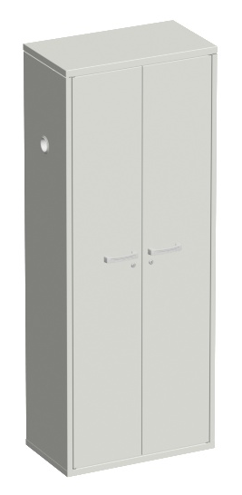 Шкаф лабораторный 700 ШБ-М для двух газовых баллонов, размеры 700х400х1600 мм
